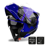 Airoh Specktre Flip-Front Helmet - Groove Blue Gloss