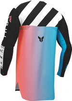 Thor Sportmode Synth Jersey - Black/Coral/Turquoise/White