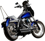 Biltwell EXFIL Sissy Bars For Harley Davidson FLD 1690 2012-2013 - Chrome