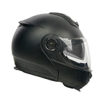 Spada Bastion Flip Front Motorcycle Helmet - Matt Black