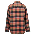 Biltwell Mens Adult Hi Test Flannel Shirt - Black/Rust