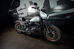 Slyfox High Noon Seat For Harley Davidson FLSB 1750 ABS 2018-2021 Black Logo/Classic Stitch - Black