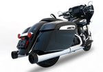 Rinehart 4.5" MotoPro45 Silencers for Indian For Indian Challenger 108 2020-2025 - Chrome/Black