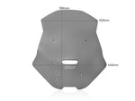 WRS Windscreen for Scooter For Honda ADV 350 ABS 2022-2024 50 cm (19-3/4") - Smoke