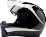 Biltwell Lane Splitter 22.06 Helmet - Black White