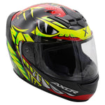 Axor Rage Full Face Helmet - Python Red Yellow Black Gloss