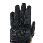 Bike It Ultimate Track Gloves UTG Sports Leather Motorcycle Glove