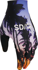 Thor Sportmode SD Gloves - Black Blue Light Purple Orange