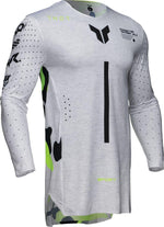 Thor Sportmode Riot Jersey - Black Fluorescent Yellow Light Grey White