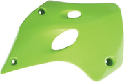 UFO Radiator Scoops - Kawasaki KX 80 1991-97 - Green