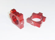 Kite Light Axle Blocks - Suzuki RM250 2000-2012 Red