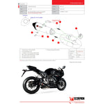 Scorpion Serket Taper Carbon Oval Exhaust - Honda CBR 1000 RR 2014 - 2016