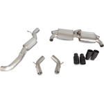 Scorpion Exhaust Cat-Back (Res) Quad Daytona BLK - Audi S3 2.0T 8V 3 Door & Sportback 13+
