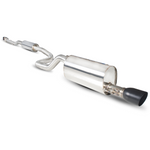 Scorpion Exhaust Cat-Back (Resonated) Daytona BLK - Vauxhall Corsa D 1.4 Turbo Black Edition 12+