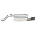 Scorpion Exhaust Rear Silencer Daytona BLK - Vauxhall Corsa D 1.4 Turbo Black Edition 12+