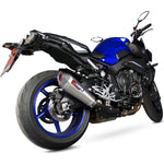 Scorpion Serket Taper Stainless Oval Exhaust For Yamaha MT-10 2016-2021