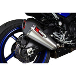 Scorpion Serket Taper Stainless Oval Exhaust For Yamaha MT-10 2016-2021
