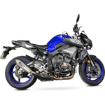 Scorpion Serket Taper Stainless Oval Exhaust For Yamaha MT-10 2016-2021