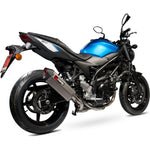 Scorpion Serket Parallel Titanium Oval Exhaust For Suzuki SV 650 2016-2021