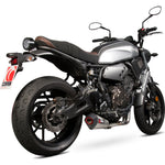 Scorpion Serket Taper Stainless Oval Exhaust For Yamaha XSR 700 2016-2020