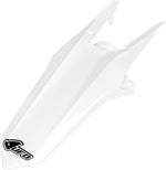 UFO Enduro Rear Fender Without Light - Husqvarna TE/FE 2014-16 - White