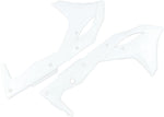 UFO Radiator Scoops - Kawasaki KXF250 2017-18 - White
