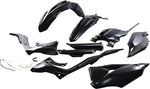 Cycra Powerflow Plastics Kit For Kawasaki KX450X 2021-2023 - Black