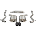 Scorpion Exhaust Cat-Back (Res) Twin Daytona BLK - Ford Mustang 2.3 EcoBoost (Non-GPF Model) 15-19