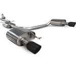 Scorpion Exhaust Cat-Back (Res) Twin Daytona BLK - Audi A5 B8 2.0 TFSi 2012 - 2016