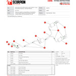Scorpion Exhaust Cat-Back (Res) Quad Daytona - Audi A5 B8 2.0 TFSi 12+