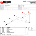 Scorpion Exhaust Cat-Back (Res) Single Daytona - Vauxhall Corsa E 1.0T (Non-GPF Model) 2014 - 2019