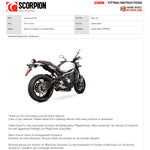 Scorpion Serket Parallel Carbon Oval Exhaust For Yamaha XSR 900 2016-2021