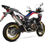 Scorpion Serket Parallel Stainless Oval Exhaust For Honda CRF 1000 L Africa Twin 2015-2017