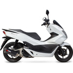 Scorpion Serket Parallel Black Ceramic Oval Exhaust For Honda PCX 125 2014-2016