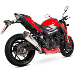Scorpion Serket Taper Stainless Oval Exhaust For Suzuki GSX-S 750 2017-2022