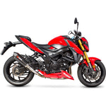 Scorpion Serket Taper Carbon Oval Exhaust For Suzuki GSX-S 750 2017-2022