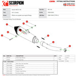 Scorpion Serket Taper Titanium Oval Exhaust For Suzuki GSX-S 750 2017-2022
