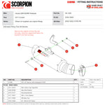 Scorpion RP-1 GP Titanium Round Exhaust - Honda CBR 1000 RR 2017 - 2019