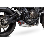 Scorpion Serket Taper Titanium Oval Exhaust For Yamaha Tracer 700 2016-2019