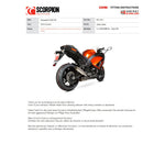 Scorpion RP-1 GP Carbon Round Exhaust For Kawasaki Z 1000 SX 2014-2016
