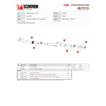Scorpion Exhaust Secondary Sports Cat - Vauxhall Corsa D VXR 2007 - 2010