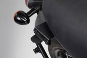 SW Motech Left Side Pannier Carrier Adapter - Triumph Bonneville 900 T100 2017-2024 - Black
