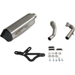 Scorpion Serket Parallel Stainless Oval Exhaust For Vespa GTS GTV 125 250 300 SUPER 2009-2018