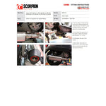 Scorpion Serket Parallel Stainless Oval Exhaust For Vespa GTS GTV 125 250 300 SUPER 2009-2018