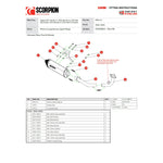 Scorpion Serket Parallel Stainless Oval Exhaust For Vespa GTS GTV 125 250 300 SUPER 2009-2018