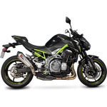Scorpion Serket Taper Stainless Oval Exhaust For Kawasaki Z900 2017-2019