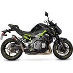 Scorpion Serket Taper Carbon Oval Exhaust For Kawasaki Z900 2017-2019