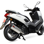 Scorpion Serket Parallel Stainless Oval Exhaust - Yamaha N-MAX 125 Full System 2015 - 2017