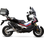 Scorpion Serket Parallel Black Ceramic Oval Exhaust For Honda X-ADV 750 2017-2025
