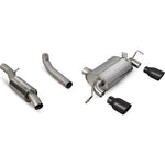 Scorpion Exhaust Cat-Back (Res) Twin Daytona BLK - Audi TT MK1 Quattro 3.2 V6 1999 - 2006